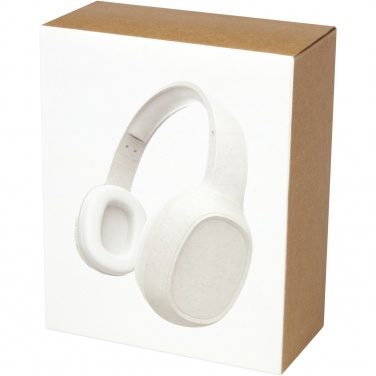 Logotrade promotional product image of: Riff wheat straw Bluetooth® headphones with microphone
