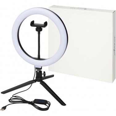 Logotrade corporate gifts photo of: Studio ring light for selfies and vlogging with phone holder and tripod
