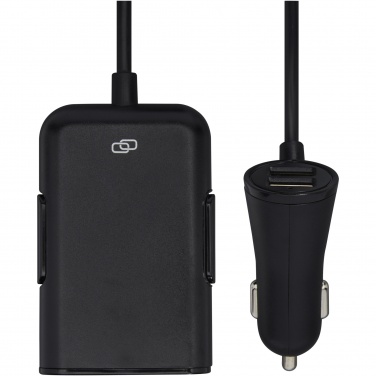 Logotrade promotional items photo of: Pilot dual car charger with QC 3.0 dual back seat extended charger