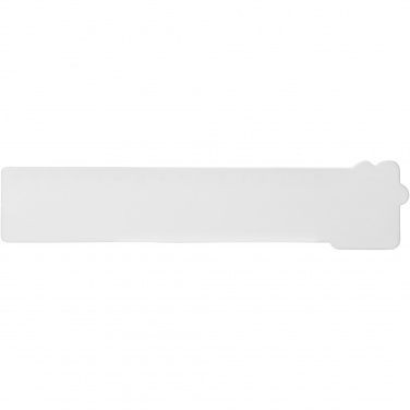 Logo trade promotional merchandise image of: Tait 15 cm house-shaped recycled plastic ruler