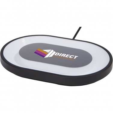 Logo trade promotional items image of: Ray wireless charging pad with RGB mood light