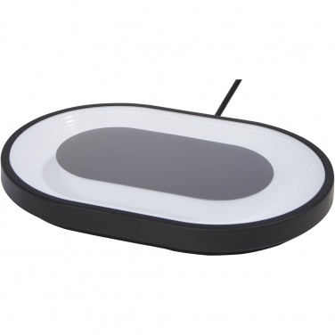 Logo trade promotional product photo of: Ray wireless charging pad with RGB mood light