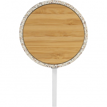 Logotrade advertising product picture of: Terrazzo 10W wireless bamboo charging pad