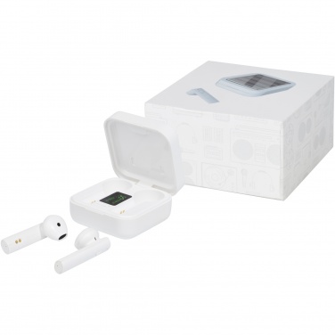 Logotrade promotional items photo of: Tayo solar charging TWS earbuds 