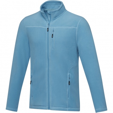 Logotrade business gift image of: Amber men's GRS recycled full zip fleece jacket