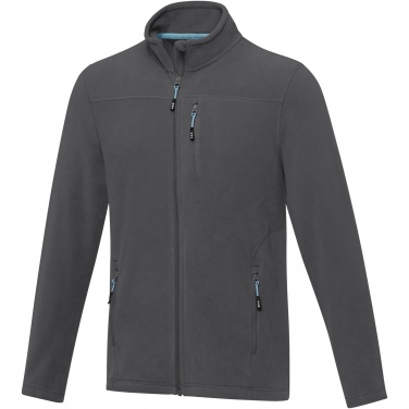 Logotrade promotional product picture of: Amber men's GRS recycled full zip fleece jacket