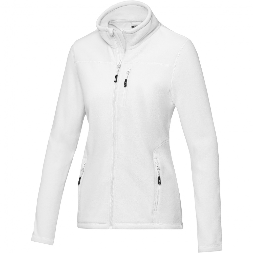 Logotrade promotional products photo of: Amber women's GRS recycled full zip fleece jacket