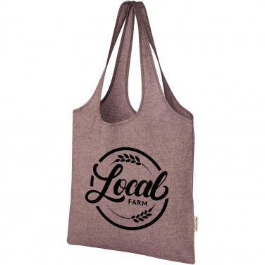 Logotrade promotional giveaway picture of: Pheebs 150 g/m² recycled cotton trendy tote bag 7L