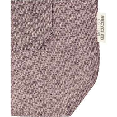 Logotrade business gift image of: Pheebs 150 g/m² recycled cotton tote bag with front pocket 9L