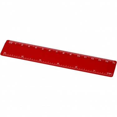 Logotrade corporate gift picture of: Refari 15 cm recycled plastic ruler