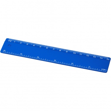 Logo trade promotional gifts image of: Refari 15 cm recycled plastic ruler