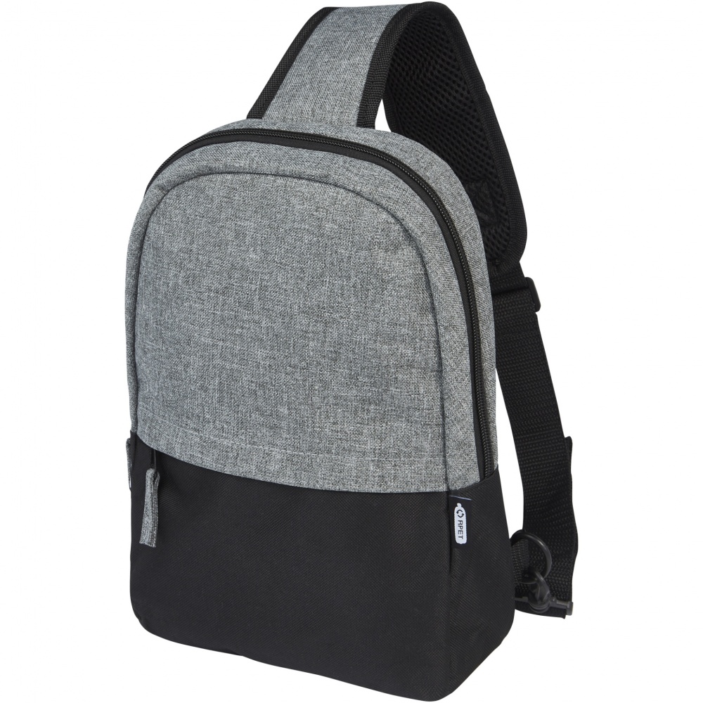 Logo trade corporate gift photo of: Reclaim GRS recycled two-tone sling 3.5L