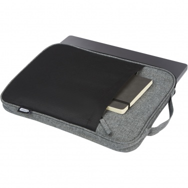 Logo trade promotional merchandise image of: Reclaim 14" GRS recycled two-tone laptop sleeve 2.5L