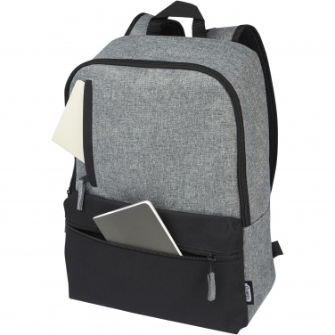 Logo trade promotional product photo of: Reclaim 15" GRS recycled two-tone laptop backpack 14L