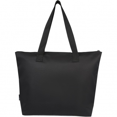 Logotrade promotional merchandise picture of: Reclaim GRS recycled two-tone zippered tote bag 15L