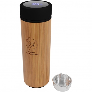 Logo trade promotional merchandise image of: SCX.design D11 500 ml bamboo smart bottle