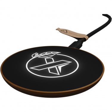 Logo trade promotional items picture of: SCX.design W13 10W wooden wireless charging station