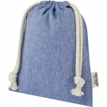 Logo trade promotional gifts picture of: Pheebs 150 g/m² GRS recycled cotton gift bag small 0.5L