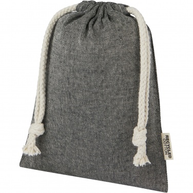 Logotrade promotional merchandise photo of: Pheebs 150 g/m² GRS recycled cotton gift bag small 0.5L