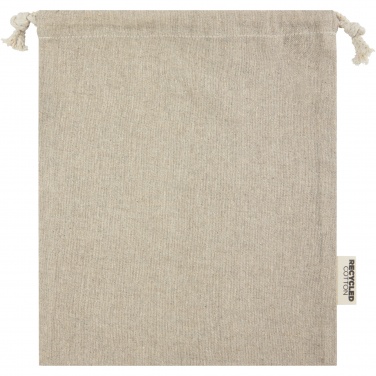 Logotrade promotional giveaway image of: Pheebs 150 g/m² GRS recycled cotton gift bag medium 1.5L