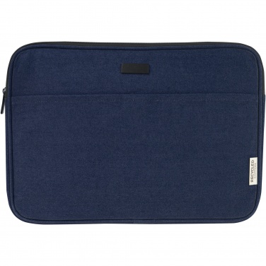 Logo trade promotional gifts image of: Joey 14" GRS recycled canvas laptop sleeve 2L