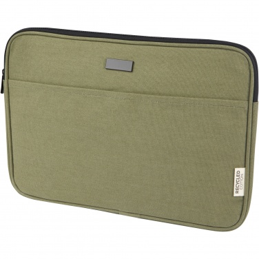 Logotrade promotional product picture of: Joey 14" GRS recycled canvas laptop sleeve 2L