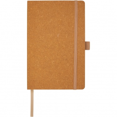 Logo trade promotional gifts picture of: Kilau recycled leather notebook 