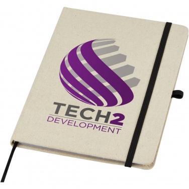 Logotrade advertising products photo of: Tutico organic cotton hardcover notebook