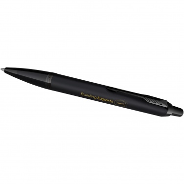 Logotrade business gifts photo of: Parker IM achromatic ballpoint and rollerball pen set with gift box