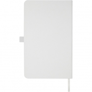 Logo trade promotional giveaways picture of: Fabianna crush paper hard cover notebook