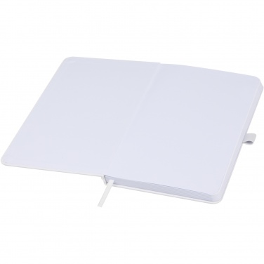 Logo trade advertising products picture of: Fabianna crush paper hard cover notebook