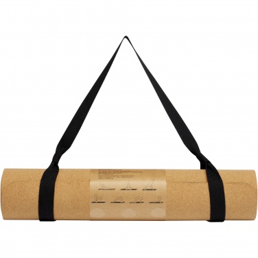 Logotrade promotional giveaway picture of: Trikona cork yoga mat