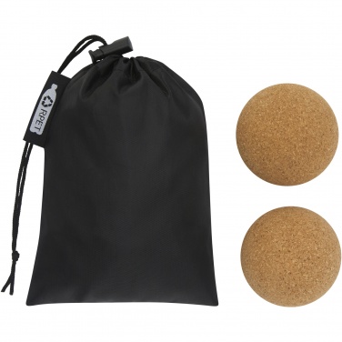 Logo trade promotional merchandise image of: Trikona cork yoga ball