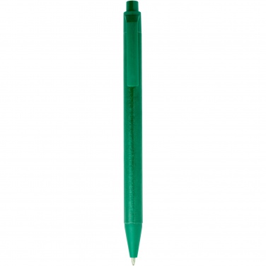 Logo trade advertising product photo of: Chartik monochromatic recycled paper ballpoint pen with matte finish