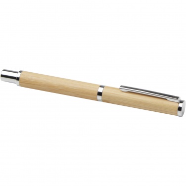 Logotrade promotional giveaways photo of: Apolys bamboo ballpoint and rollerball pen gift set 