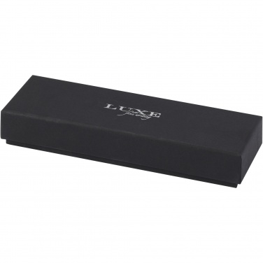 Logo trade promotional items picture of: Lucetto recycled aluminium ballpoint and rollerball pen gift set