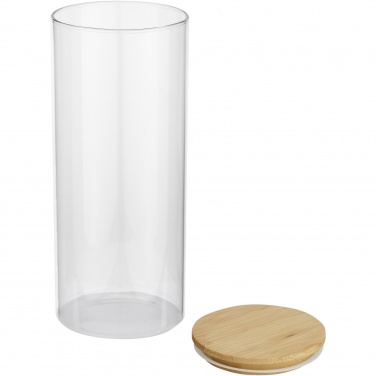 Logo trade promotional giveaway photo of: Boley 940 ml glass food container