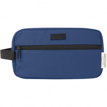 Logo trade business gift photo of: Joey GRS recycled canvas travel accessory pouch bag 3.5L