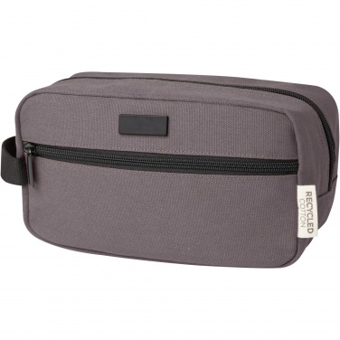 Logotrade promotional item picture of: Joey GRS recycled canvas travel accessory pouch bag 3.5L