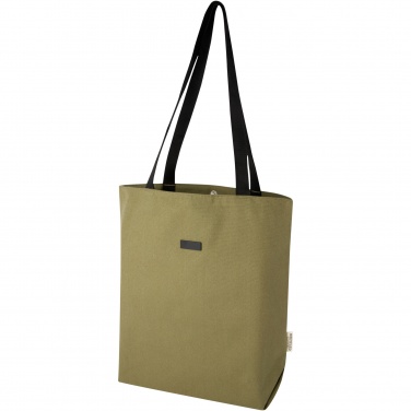 Logo trade promotional giveaway photo of: Joey GRS recycled canvas versatile tote bag 14L