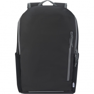 Logo trade promotional product photo of: Aqua 15" GRS recycled water resistant laptop backpack 21L