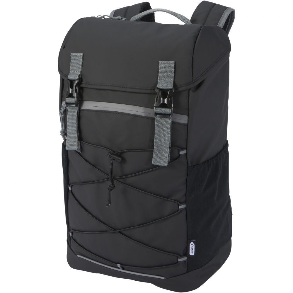 Logo trade corporate gifts picture of: Aqua 15.6" GRS recycled water resistant laptop backpack 23L