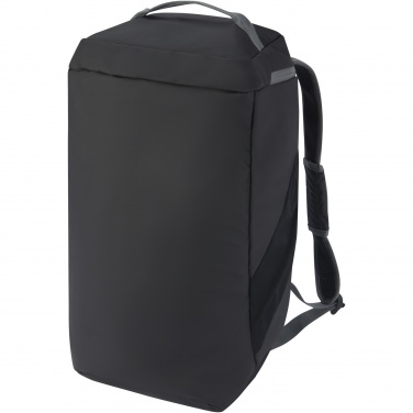 Logo trade promotional merchandise photo of: Aqua GRS recycled water resistant duffel backpack 35L