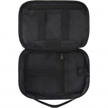 Logo trade promotional giveaways image of: Ross GRS RPET tech pouch 1L