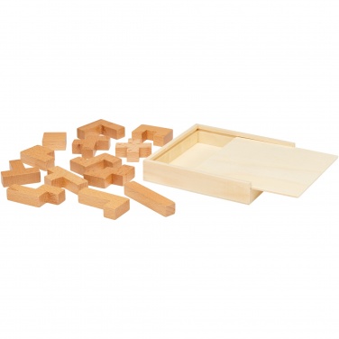 Logotrade promotional merchandise picture of: Bark wooden puzzle