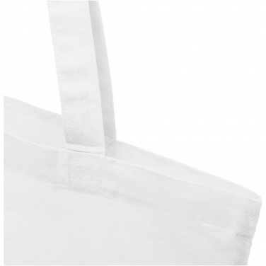 Logotrade business gift image of: Madras 140 g/m2 GRS recycled cotton tote bag 7L