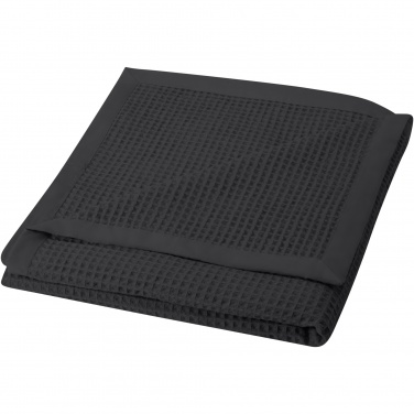 Logo trade promotional gifts image of: Abele 150 x 140 cm cotton waffle blanket