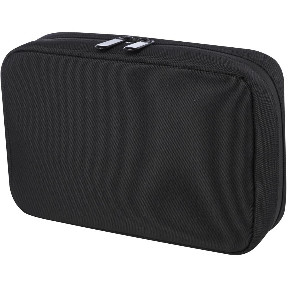 Logo trade corporate gifts picture of: Rise GRS recycled organiser pouch  