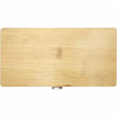 Logo trade advertising products image of: Rivet 19-piece bamboo/recycled plastic tool set