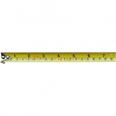 Logo trade promotional gifts image of: Rule 5-metre RCS recycled plastic measuring tape